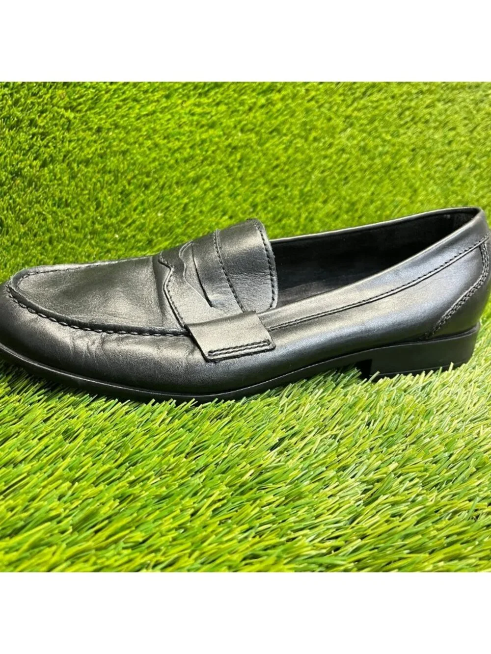 Rockport Walkability Mens Size 11 Black Classic Leather Penny Loafer Dress Shoes